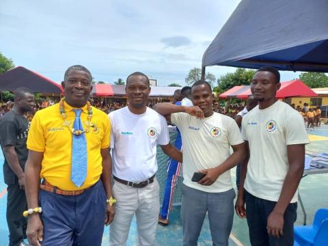 4 men pose for the photo